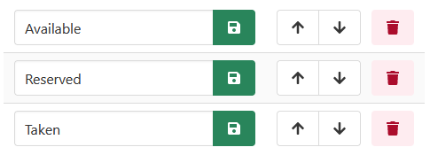 Configuration Tables